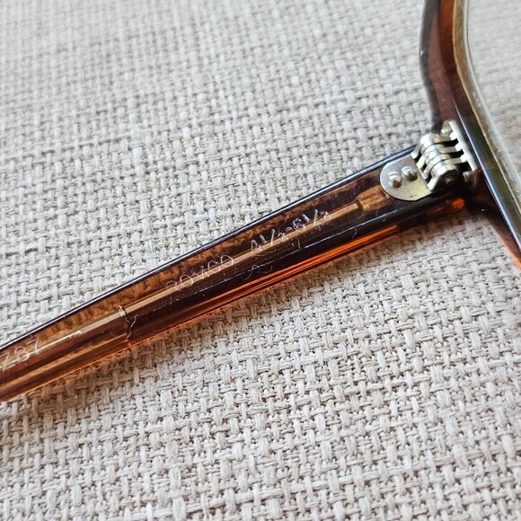 Vintage Romco Women Eyeglasses Frame Brown Z 87 Eye Wear 4 1/2 6 1/2 - Picture 10 of 12